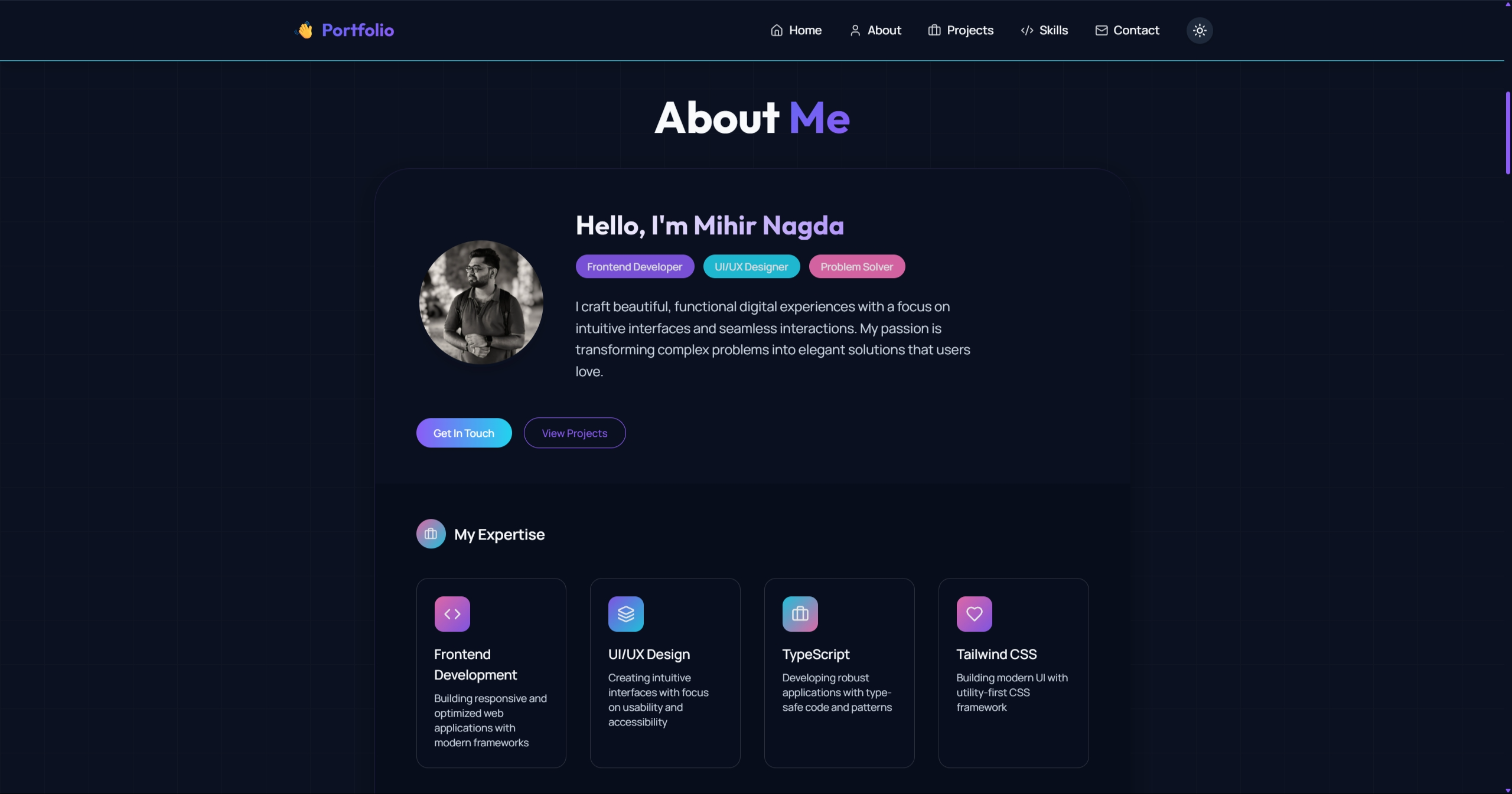 Portfolio Website gallery 2